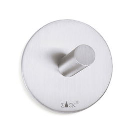 Zack Duplo Gancho Pared Acero Inoxidable Mate Diámetro 5,5 cm